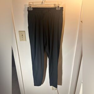 Black causal joggers